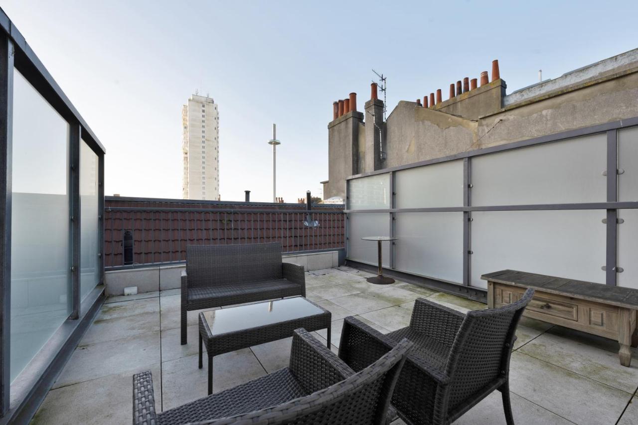 The I360 Flat, Penthouse, Sea View, Large Private Roof Terrace, Central Brighton 2 Bedroom, Up To 6 Guests Esterno foto